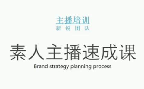 素人主播两天养成计划,月销千万的直播间脚本手把手教学落地-小二项目网
