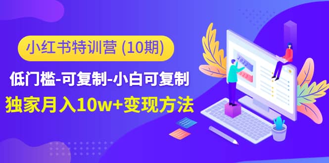 小红书特训营（第10期）低门槛-可复制-小白可复制-小二项目网