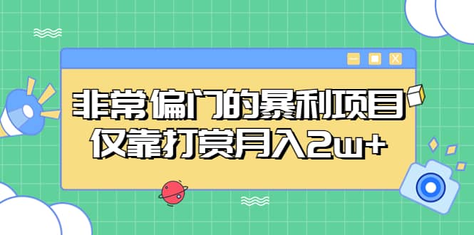 非常偏门的暴利项目-小二项目网