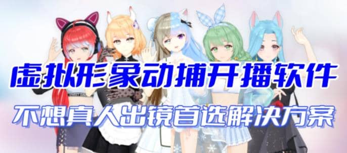 首款AI视频动捕虚拟辅助直播产品【不想真人出镜就用虚拟形象替代】-小二项目网