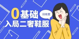 0基础入局-二奢 鞋服训练营，十二年 奢侈品 创业导师分享（20节课）-小二项目网