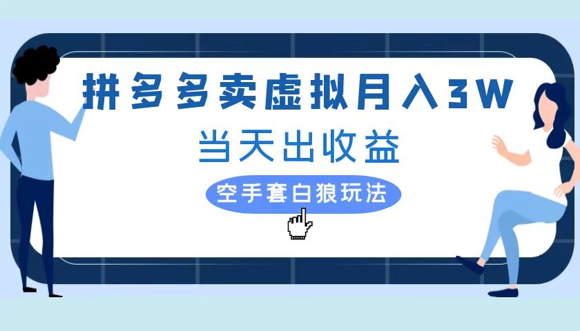 拼多多虚拟项目，单人月入3W+，实操落地项目 - 小二项目网-小二项目网
