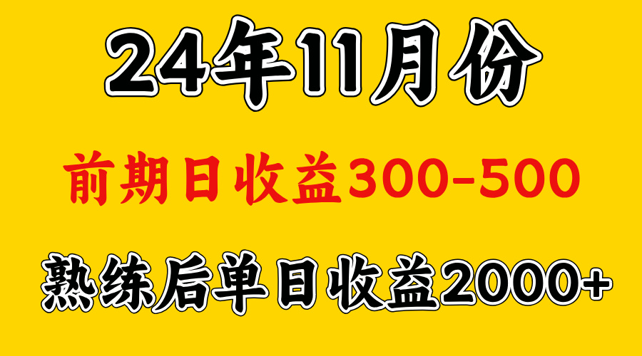 轻资产项目,前期日收益500左右,后期日收益1500-2000左右,多劳多得-小二项目网