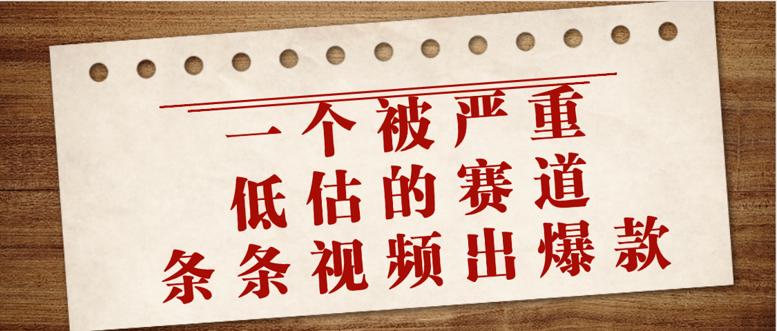 一个被严重低估的赛道，条条视频出爆款，一个月变现3万+-小二项目网