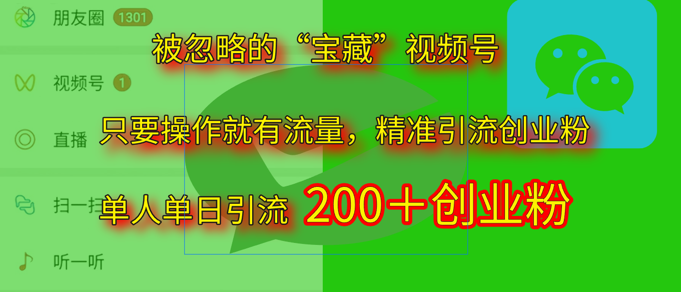 2025.5月最新被忽略的“宝藏”视频号，精准日引流200+-小二项目网