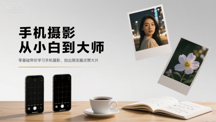 手机摄影从小白到大师，零基础带你学习手机摄影，拍出朋友圈点赞大片-小二项目网