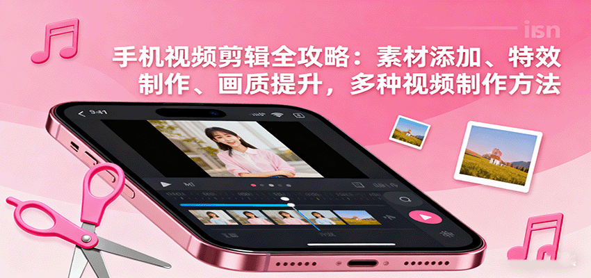 手机视频剪辑全攻略：素材添加、特效制作、画质提升，多种视频制作方法-小二项目网