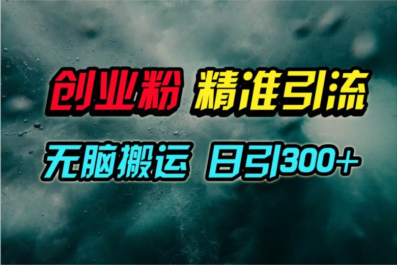 视频号纯搬运日引300+创业粉教程！-小二项目网
