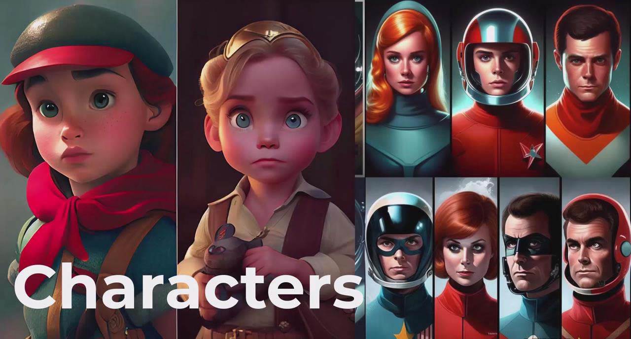 掌握 MidJourney V5 AI + ChatGPT创建一致的角色设计图像-22节课-中英字幕-小二项目网