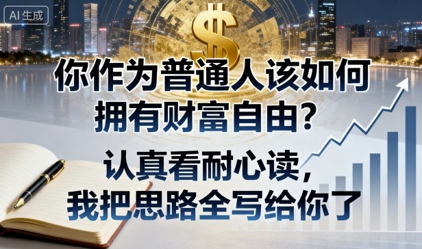 付费文章：你作为普通人该如何拥有财富自由？认真看耐心读，我把思路全写给你了-小二项目网