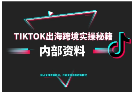 TikTok跨境电商0-1搭建运营，TK出海跨境实操秘籍（10月更新）-小二项目网