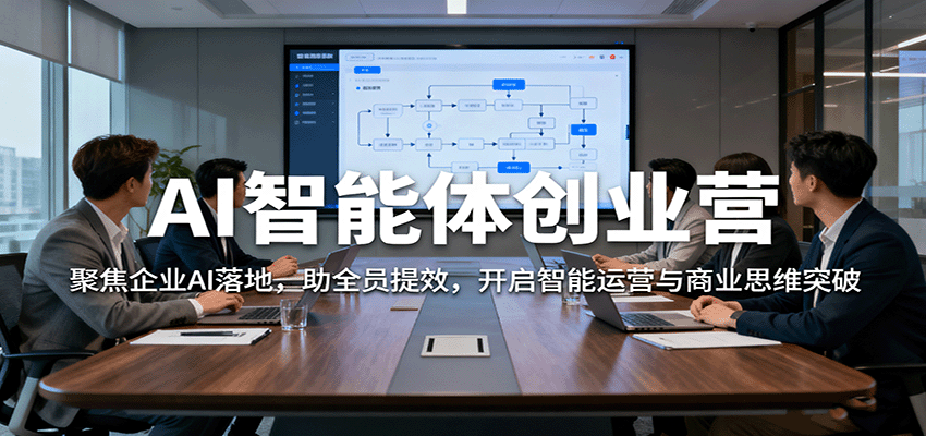 AI智能体创业营：聚焦企业AI落地，助全员提效，开启智能运营与商业思维突破-小二项目网