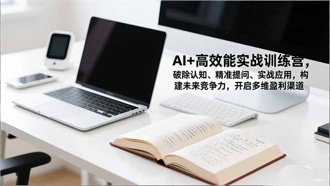 （16635期）AI+高效能实战训练营，破除认知、精准提问、实战应用，构建未来竞争力，开启多维盈利渠道-小二项目网