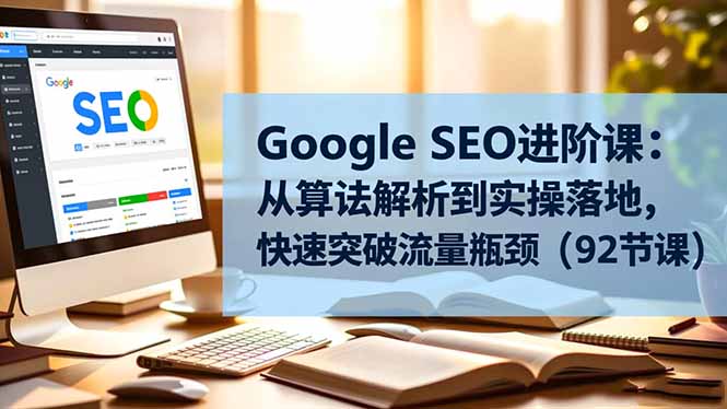 （16576期）Google SEO进阶课：从算法解析到实操落地，快速突破流量瓶颈（92节课）-小二项目网