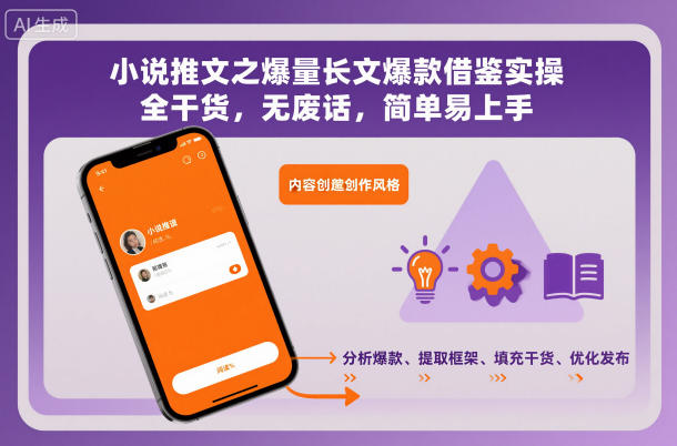 小说推文之爆量长文爆款借鉴实操，全干货，无废话，简单易上手-小二项目网