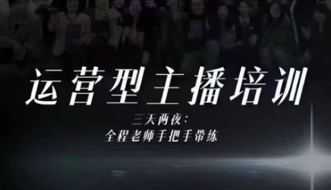 婉婉运营型主播培训线下课，主播四大能力，十小时线下录像+字幕，内容比线上课干-小二项目网