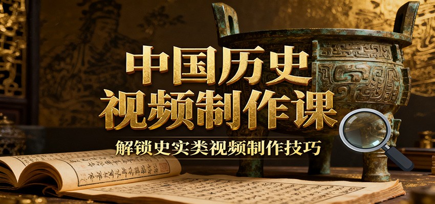 中国历史视频制作课：疆域地图集+参考文案+练习素材，解锁史实类视频制作技巧-小二项目网