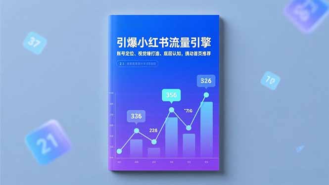 （16744期）引爆小红书流量引擎，账号定位、视觉锤打造、底层认知，撬动首页推荐-小二项目网
