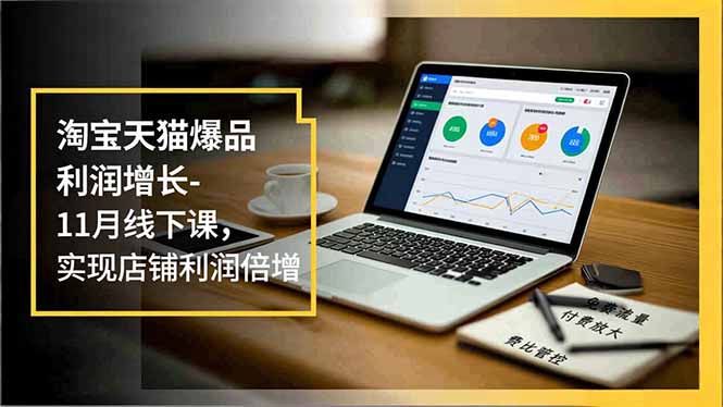 （16824期）淘宝天猫爆品利润增长-11月线下课，免费流量、付费放大、费比管控，实现店铺利润倍增-小二项目网