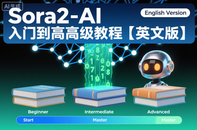 Sora2-AI入门到高级教程【英文版】-小二项目网