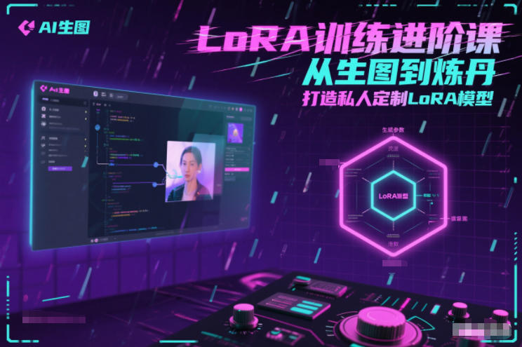 LoRA训练进阶课，从生图到炼丹，打造私人定制LoRA模型-小二项目网