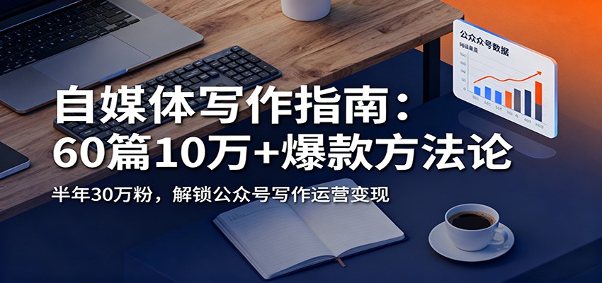 自媒体写作指南：60篇10万+爆款方法论，半年30万粉，解锁公众号写作运营变现-小二项目网