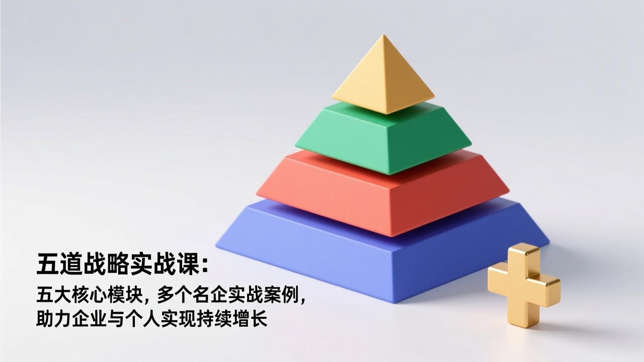 （17095期）五道战略实战课：五大核心模块，多个名企实战案例，助力企业与个人实现持续增长-小二项目网