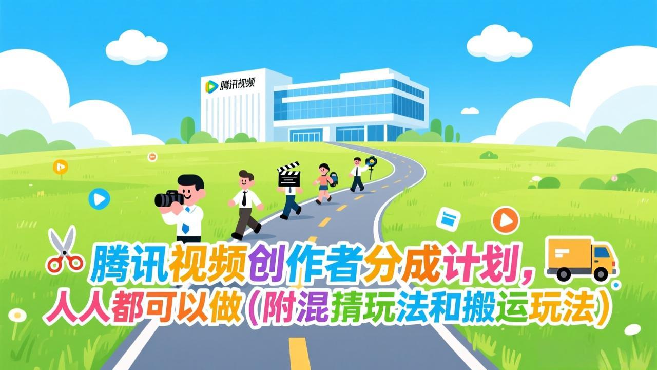 （17137期）腾讯视频创作者分成计划，人人都可以做（附混剪玩法和搬运玩法）-小二项目网