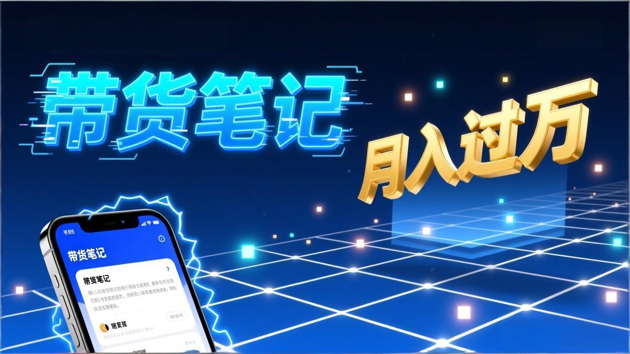 （17229期）小红书爆款笔记带货实战：拆解封面标题正文全要素，手把手教你单篇笔记带货月入过万-小二项目网