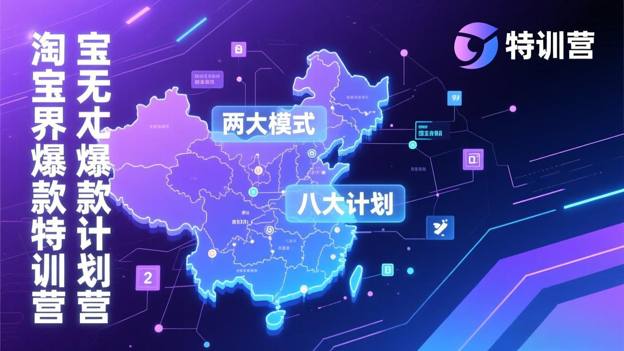 （17226期）淘宝无界爆款训练营：2026年1月杭州线下高端集训课，3天构建两大模式八大计划体系-小二项目网