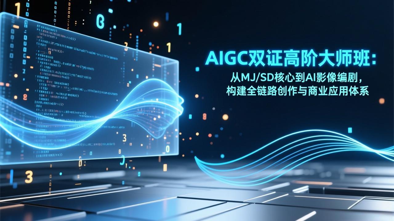 （17198期）AIGC双证高阶大师班：从MJ/SD核心到AI影像编剧，构建全链路创作与商业应用体系-小二项目网