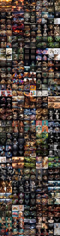 图片[4]-460+专业Midjourney珠宝摄影AI提示词戒指，项链-耳环-手链-宝石等，立即开始创作珠宝艺术-小二项目网