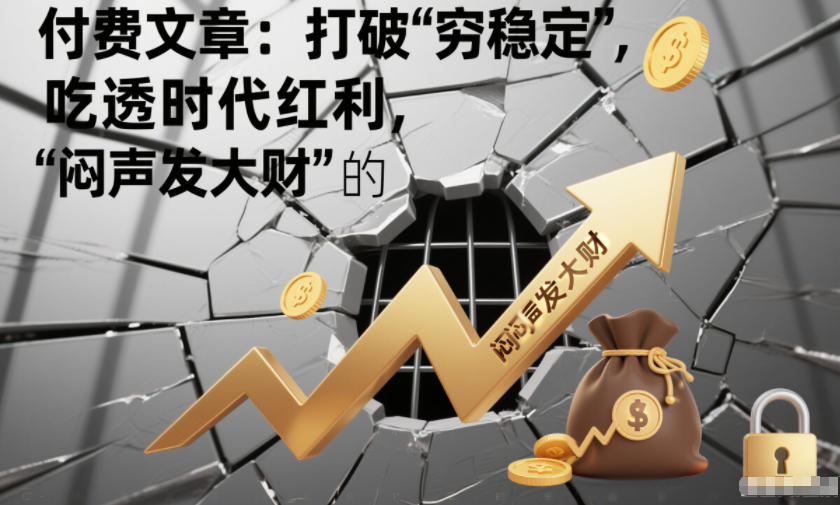 付费文章：打破“穷稳定”，吃透时代红利，“闷声发大财”的终极真谛-小二项目网