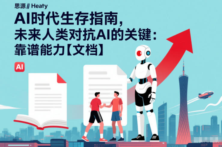 AI时代生存指南，未来人类对抗AI的关键：靠谱能力【文档】-小二项目网