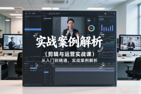 剪辑与运营实战课，从入门到精通，实战案例解析（更新2026）-小二项目网