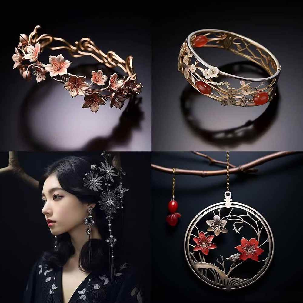 图片[6]-463个Midjourney珠宝摄影提示词：覆盖全品类珠宝，AI设计秒出专业效果-小二项目网