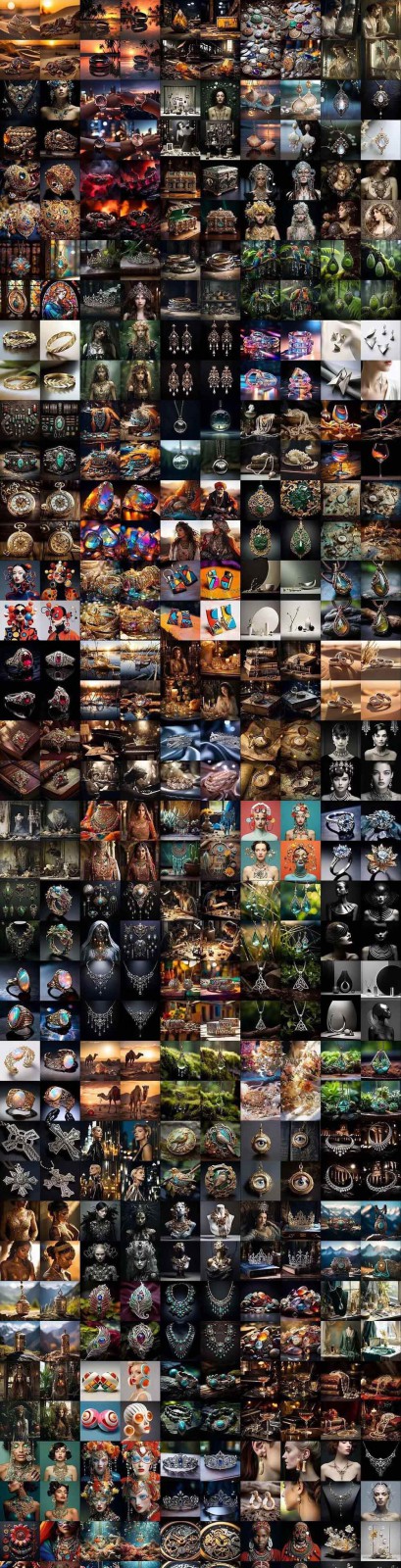 图片[8]-463个Midjourney珠宝摄影提示词：覆盖全品类珠宝，AI设计秒出专业效果-小二项目网