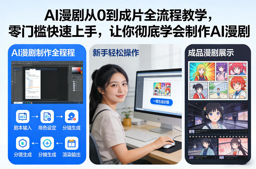 AI漫剧从0到成片全流程教学，零门槛快速上手，让你彻底学会制作AI漫剧【保姆级教程】-小二项目网