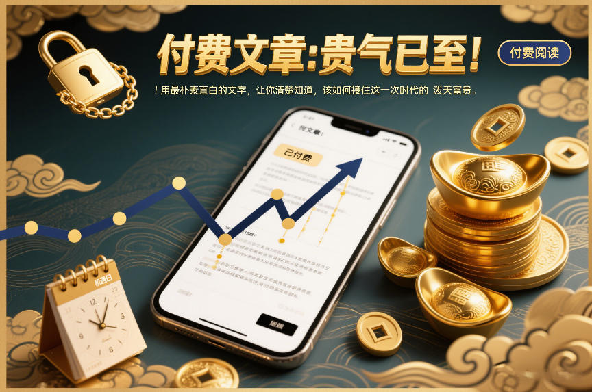 付费文章：贵气已至！用最朴素直白的文字，让你清楚知道，该如何接住这一次时代的泼天富贵-小二项目网