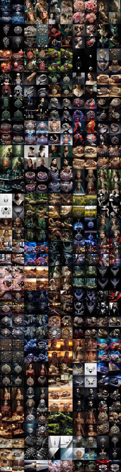 图片[10]-463个Midjourney珠宝摄影提示词：覆盖全品类珠宝，AI设计秒出专业效果-小二项目网