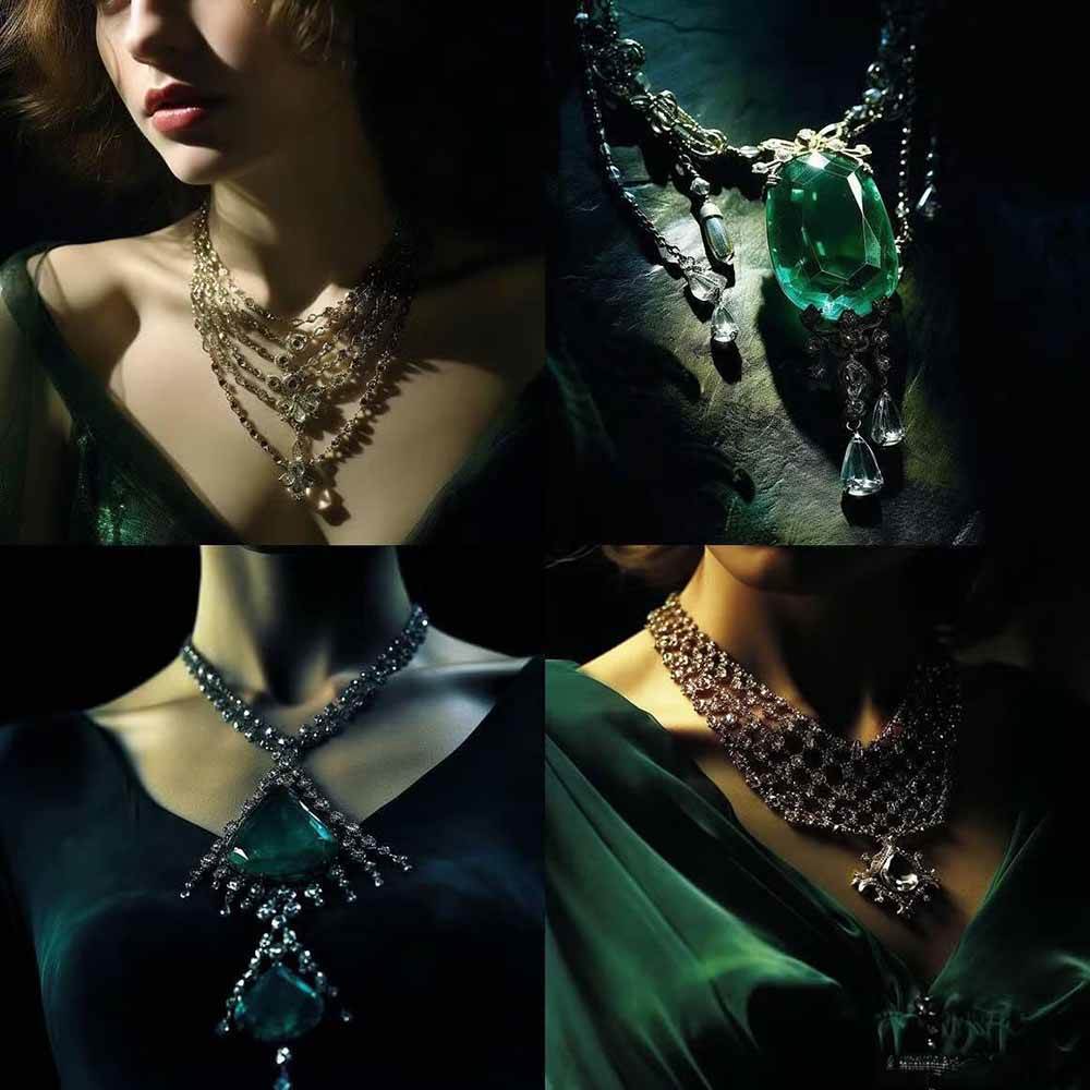 图片[3]-463个Midjourney珠宝摄影提示词：覆盖全品类珠宝，AI设计秒出专业效果-小二项目网