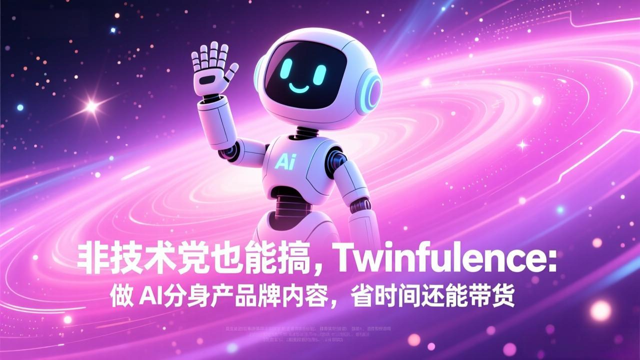 （17381期）非技术党也能搞!Twinfluence:做 AI 分身产品牌内容,省时间还能带货-小二项目网