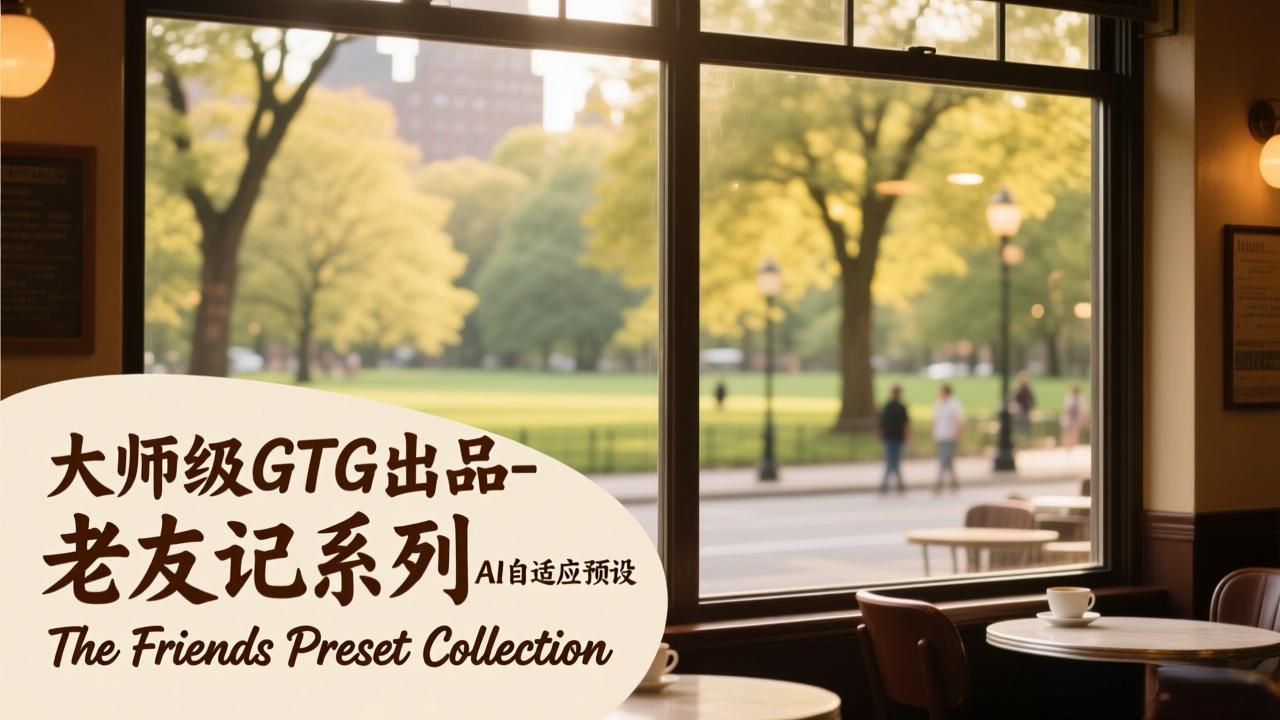 （17403期）大师级GTG出品-老友记系列AI自适应预设The Friends Preset Collection-小二项目网
