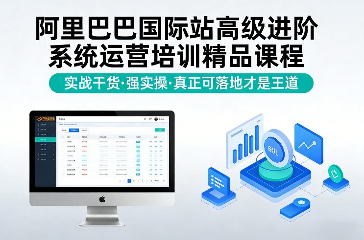 阿里巴巴国际站高级进阶系统运营培训精品课程，实战干货，强实操，真正可落地才是王道-小二项目网
