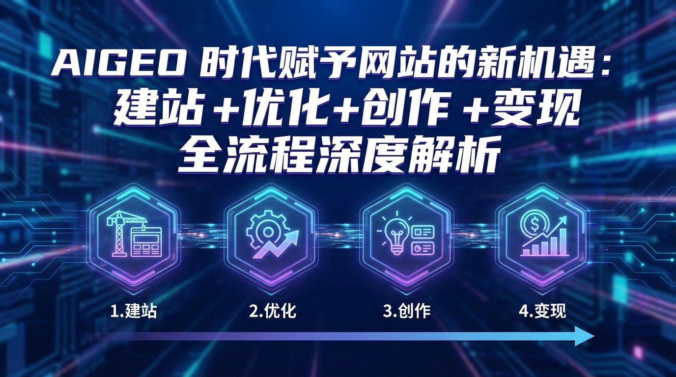AIGEO+时代赋予网站的新机遇：建站+优化+创作+变现+全流程深度解析-小二项目网