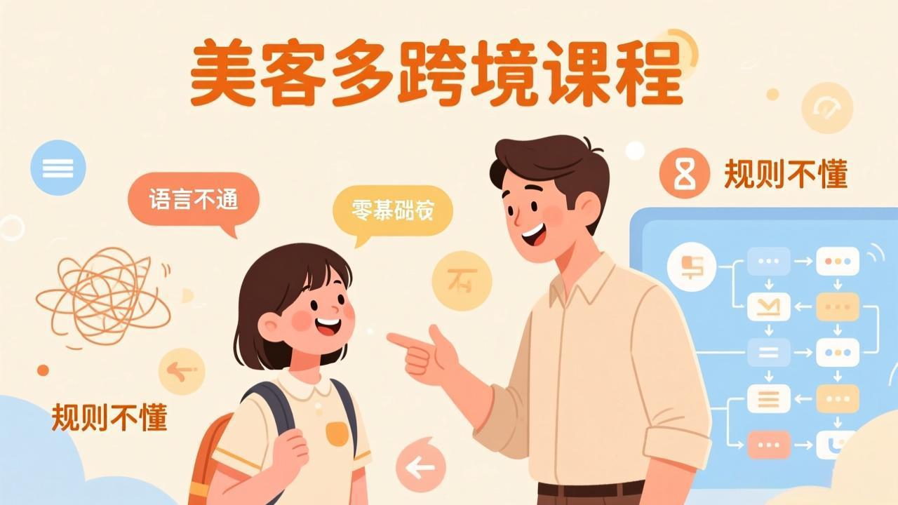 （17503期）怕语言不通、怕不懂规则？零基础小白也能做的美客多跨境课，手把手带你美客多开店稳赚-小二项目网