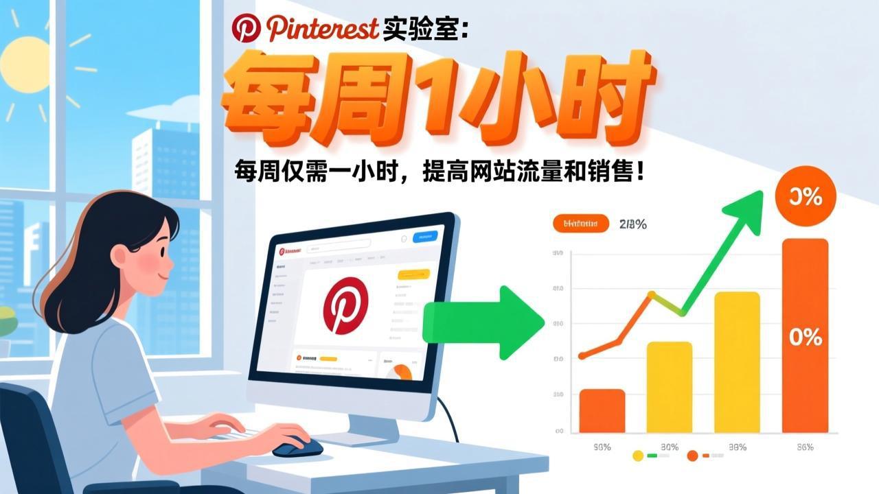 （17505期）Pinterest实验室：每周仅需一小时，提高网站流量和销售！-小二项目网