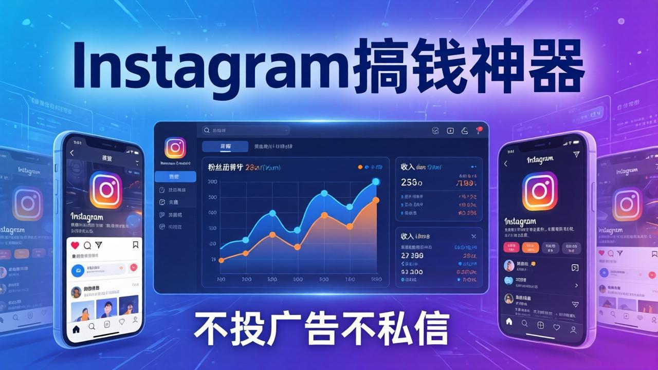 （17731期）Instagram搞钱神器：月涨6万粉+月入5万刀，不投广告不私信，靠算法+低价产品-小二项目网