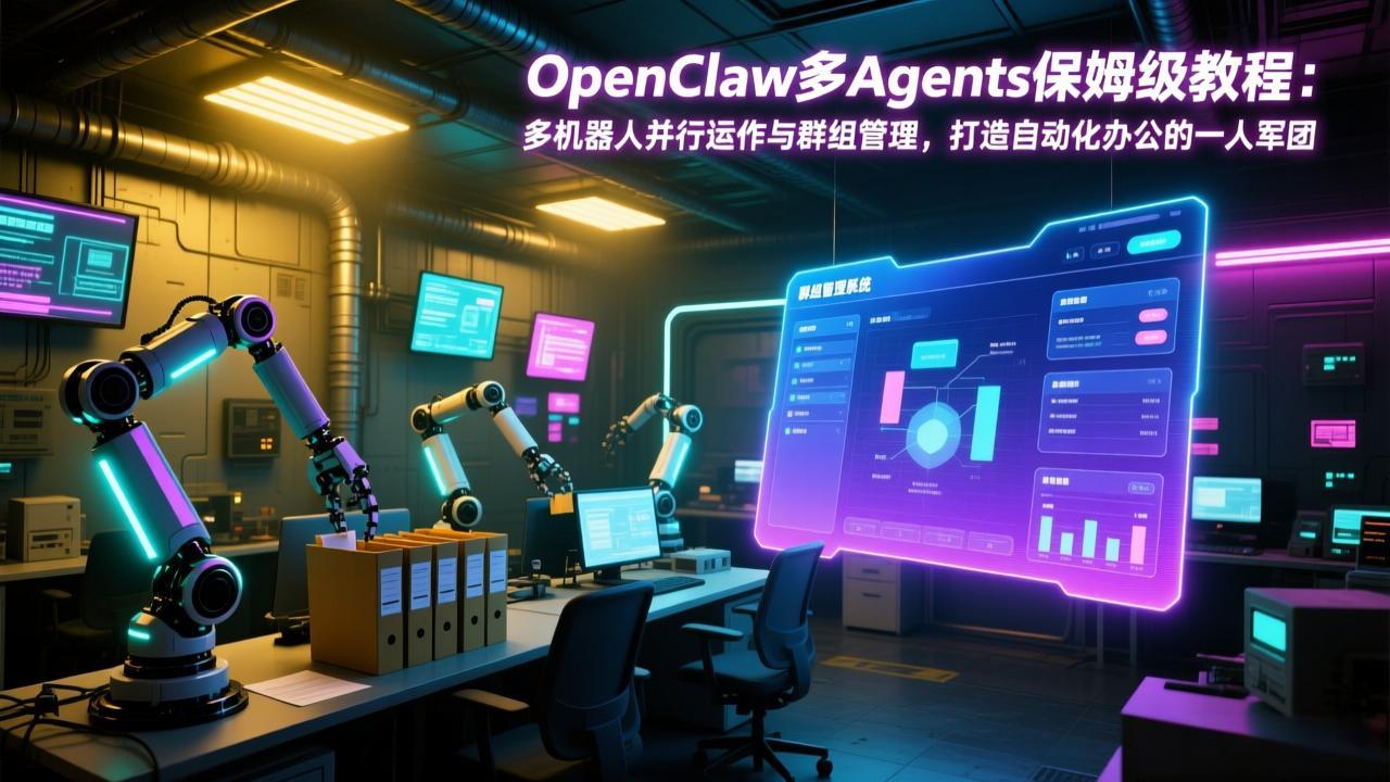 （17563期）OpenClaw多Agents保姆级教程：多机器人并行运作与群组管理，打造自动化办公的一人军团-小二项目网