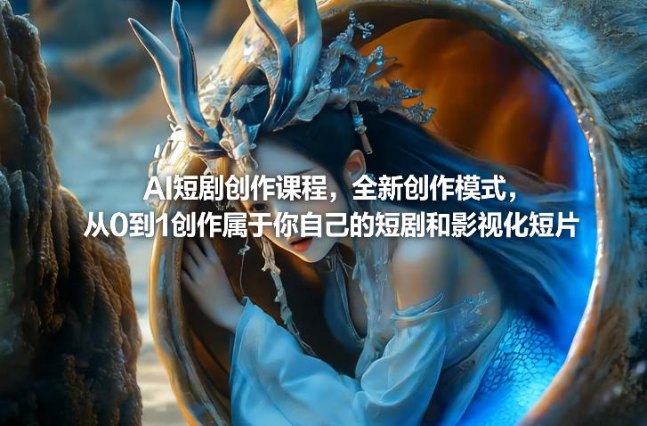 AI短剧创作课程，全新创作模式，从0到1创作属于你自己的短剧和影视化短片-小二项目网